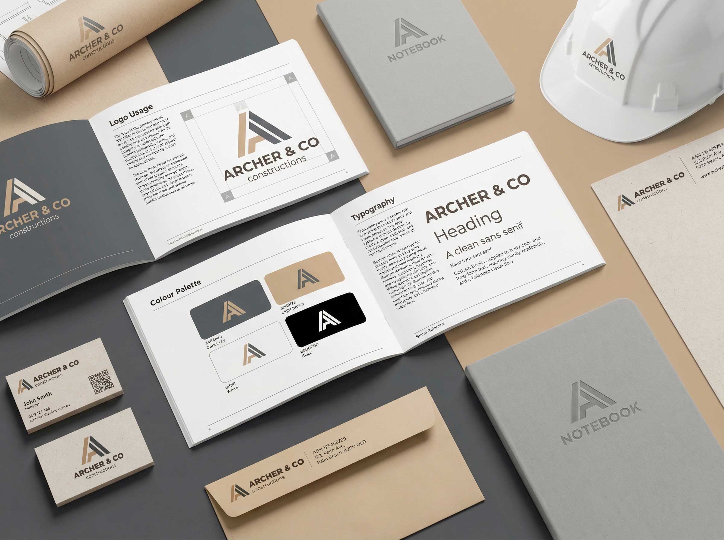 Archer & Co brand materials application 2