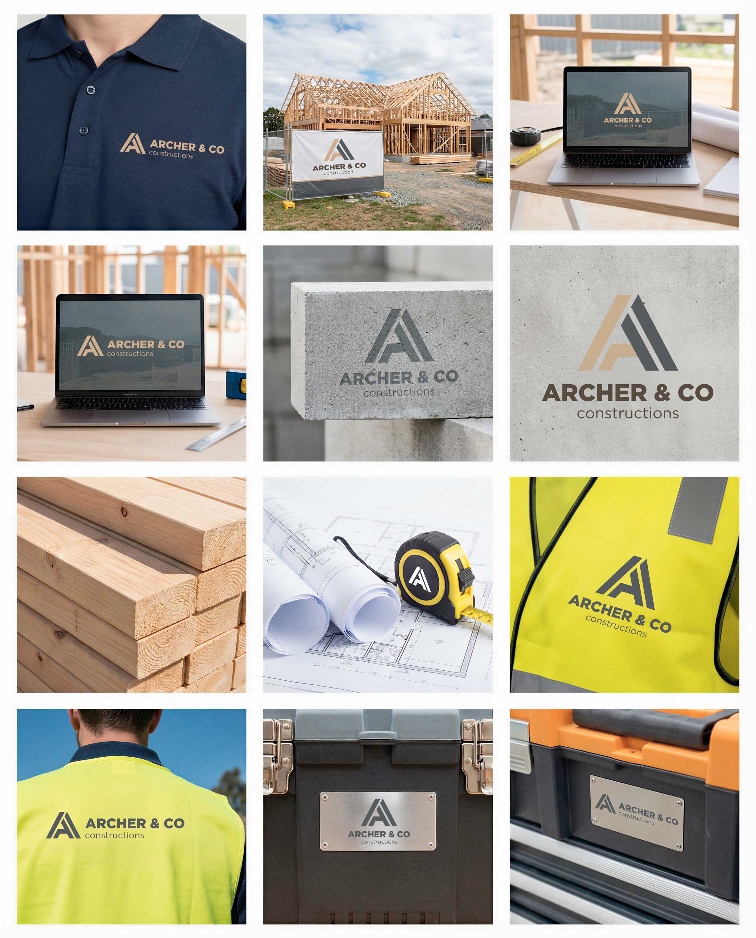 Archer & Co brand materials application 3
