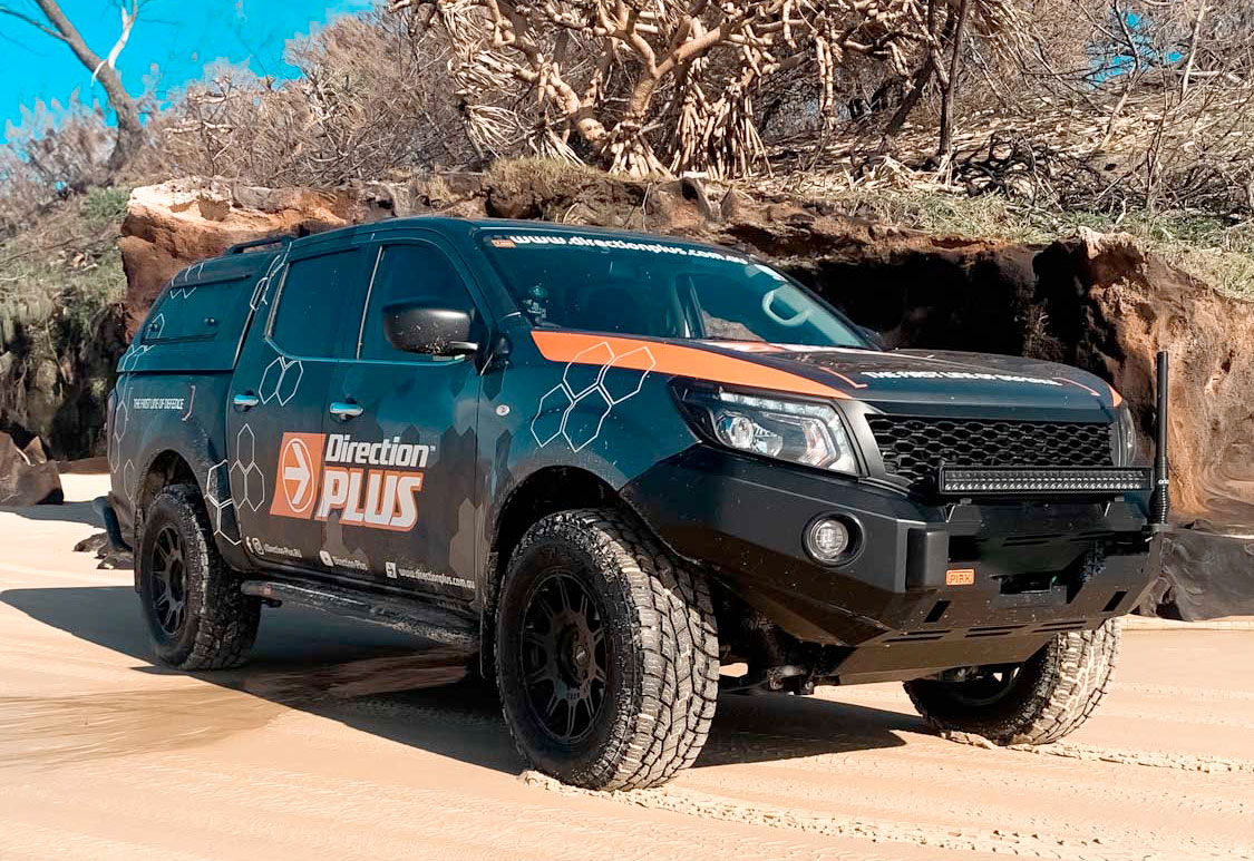 Direction Plus fleet vehicle wrap — Navara