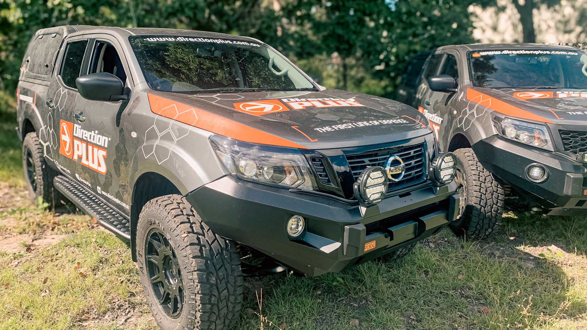 Direction Plus fleet vehicle — black Navara