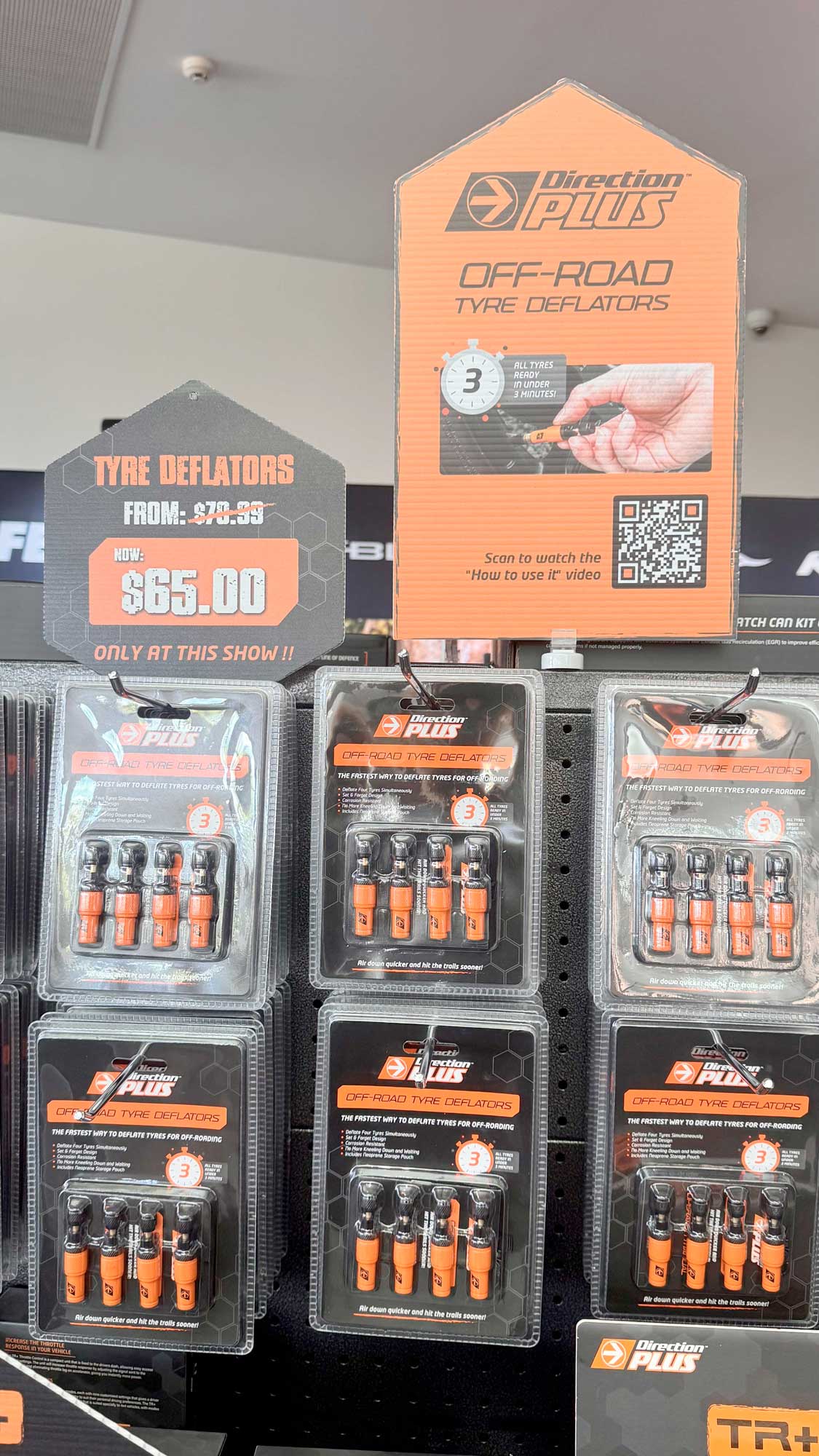 Direction Plus in-market retail display