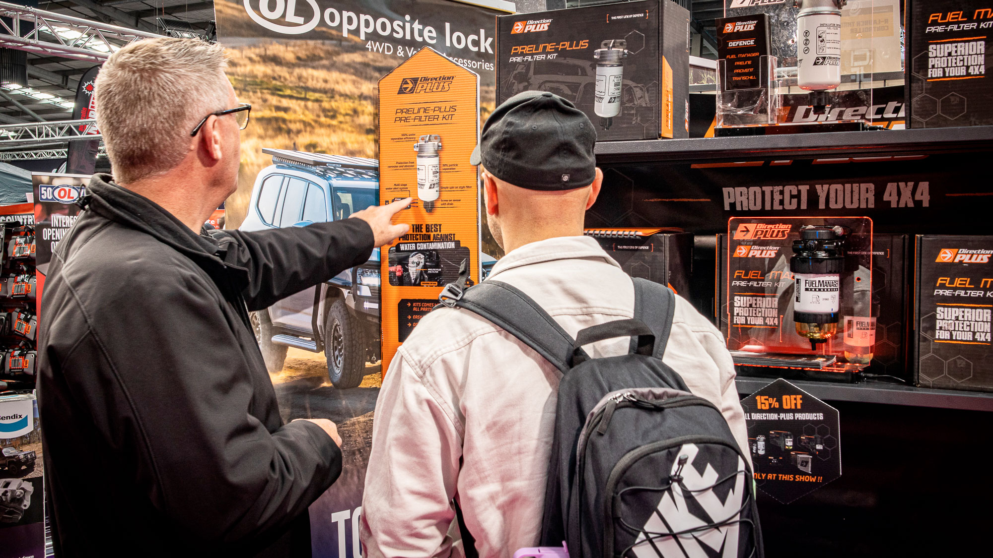 Direction Plus trade show product display