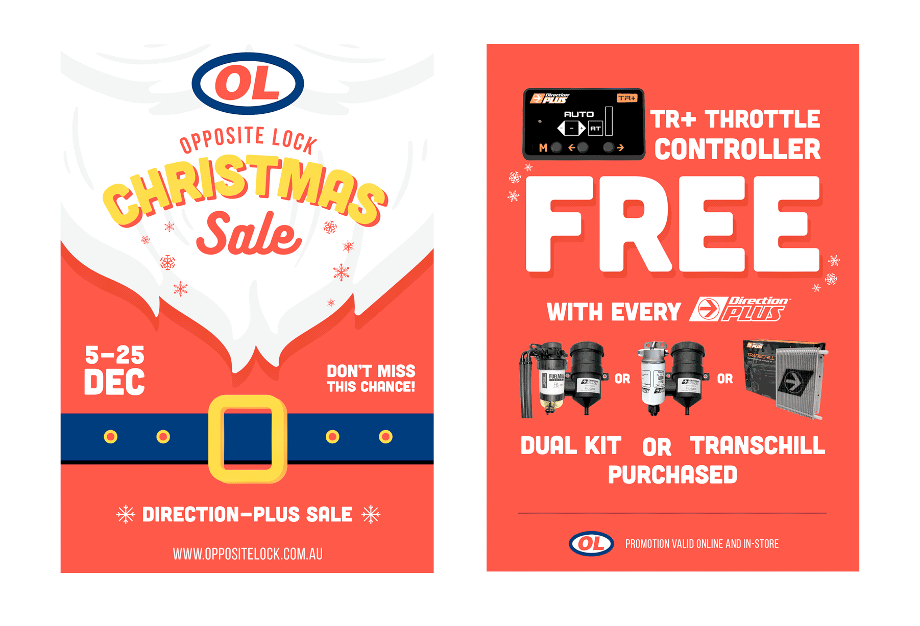 Direction Plus A5 flyer mockup