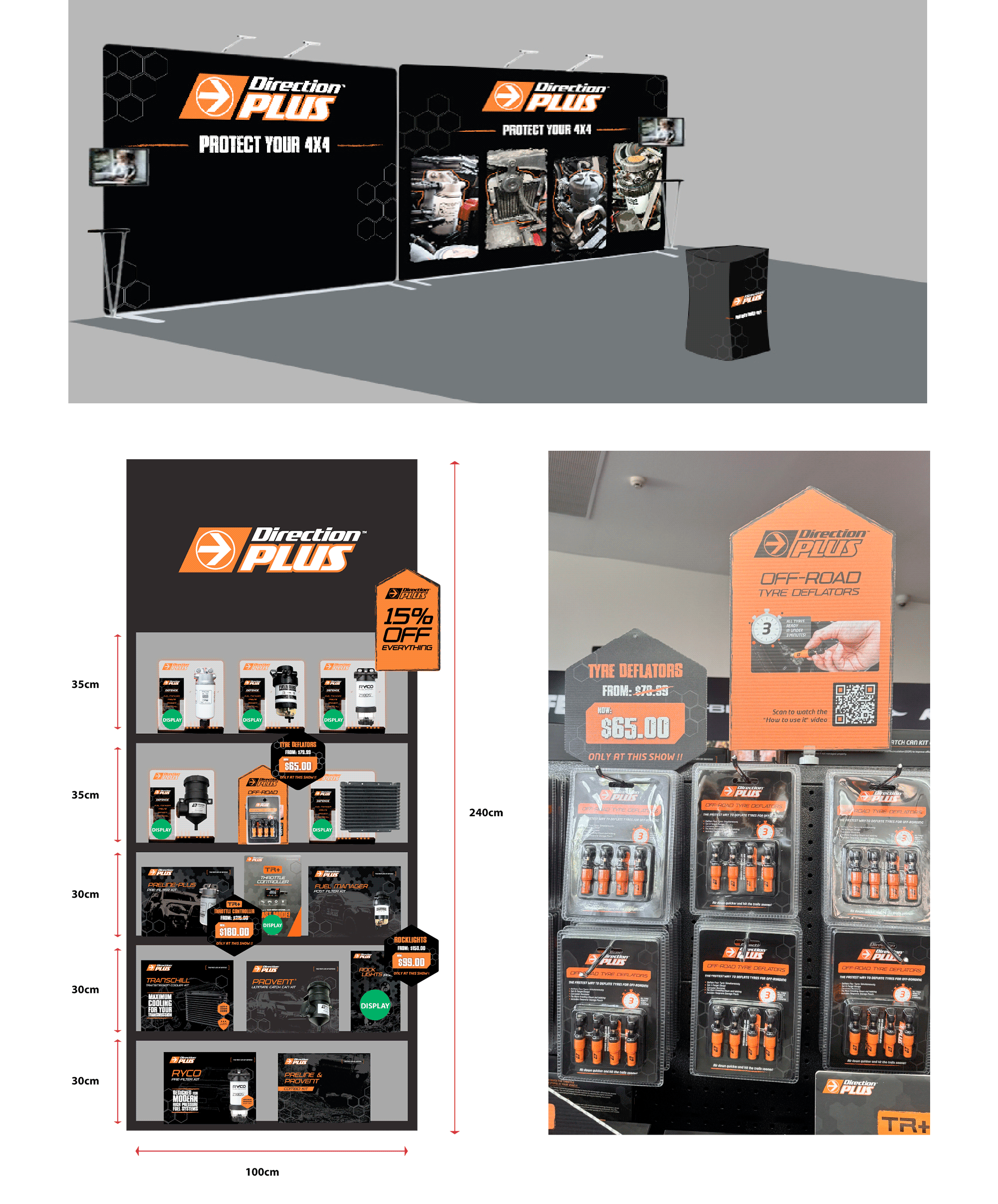 Direction Plus trade show activation