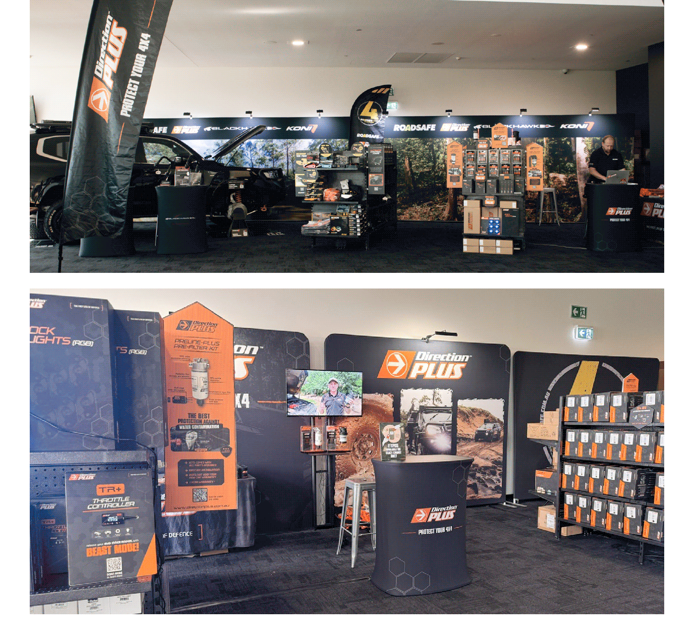 Direction Plus trade show display