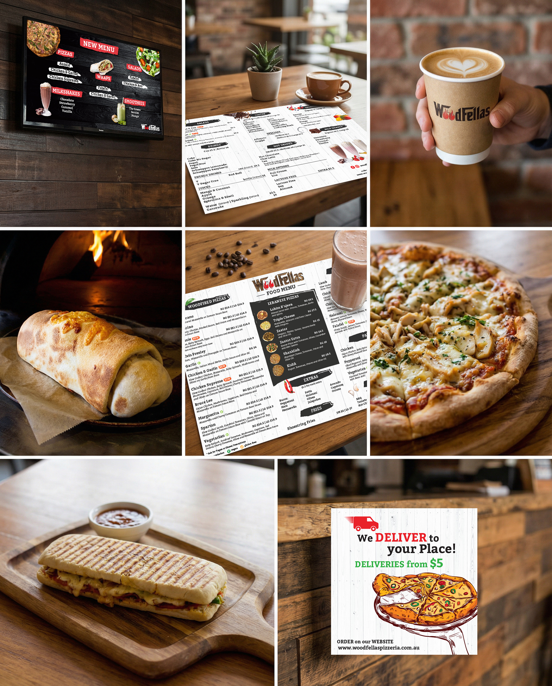 Woodfellas brand materials